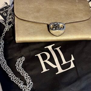 Ralph Lauren Gold Crossbody Bag